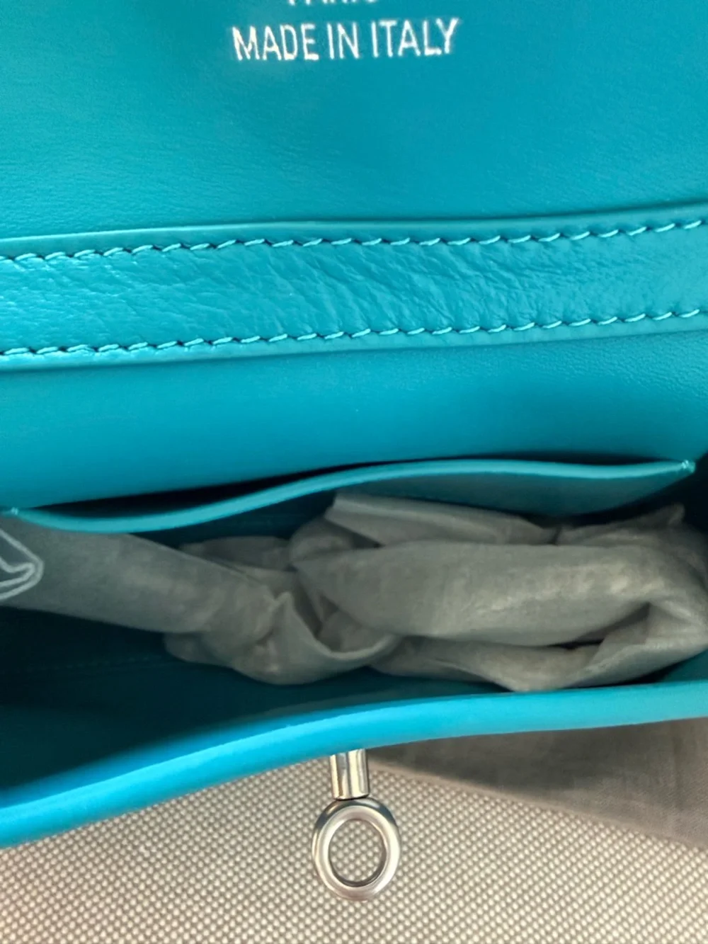 Brand New Balenciaga Teal Nano Rodeo Bag - Picture 9 of 9